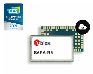 유블럭스, IoT SaaS 지원하는 LTE-M 모듈이 CES 2021 혁신상 받아